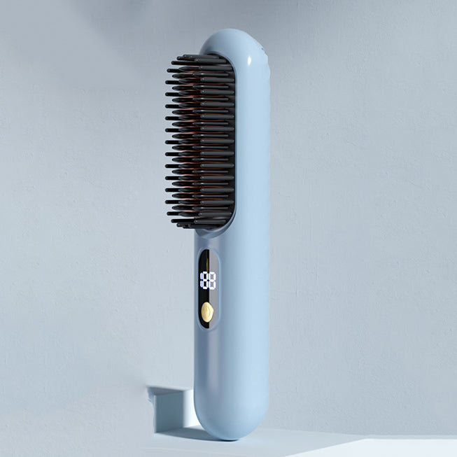 Hair straightening comb-Straightener Brush