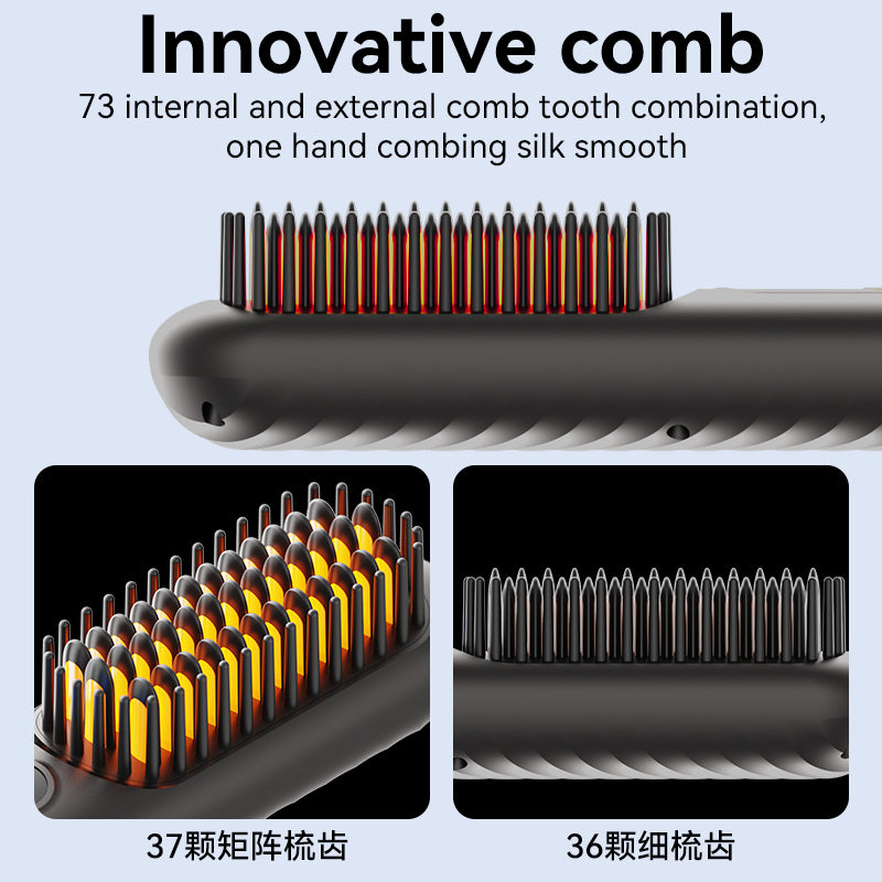 Hair straightening comb-Straightener Brush