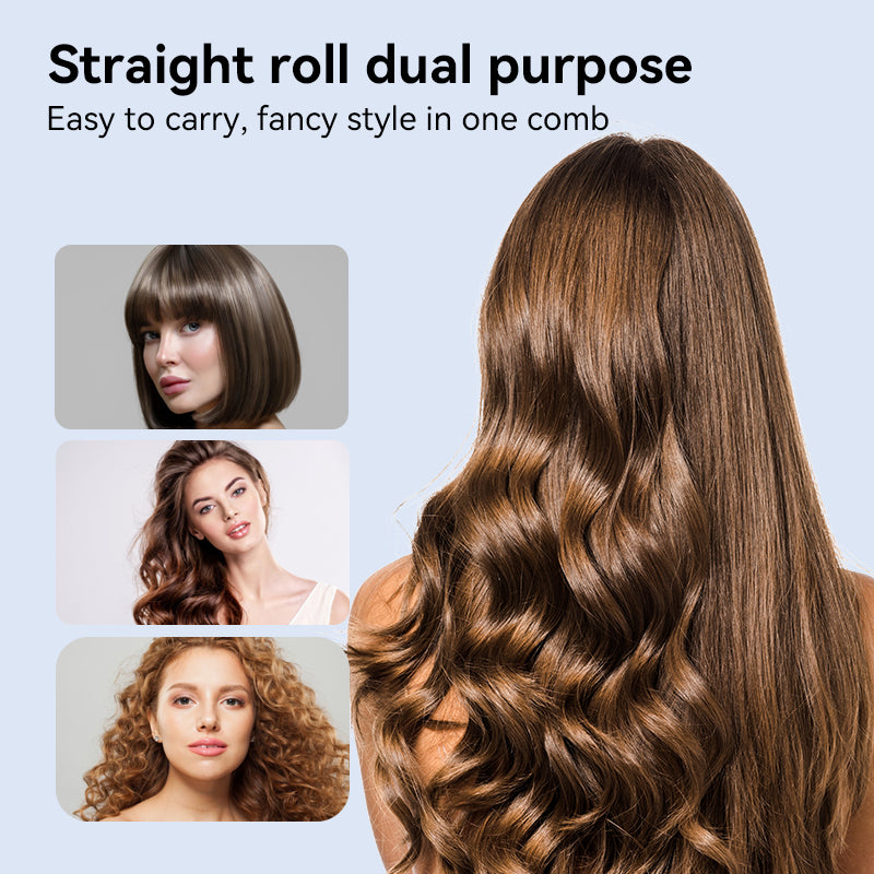 Hair straightening comb-Straightener Brush